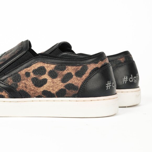Dolce & Gabbana DG Family Leopard Slip-On Sneakers - Picture 9 of 12